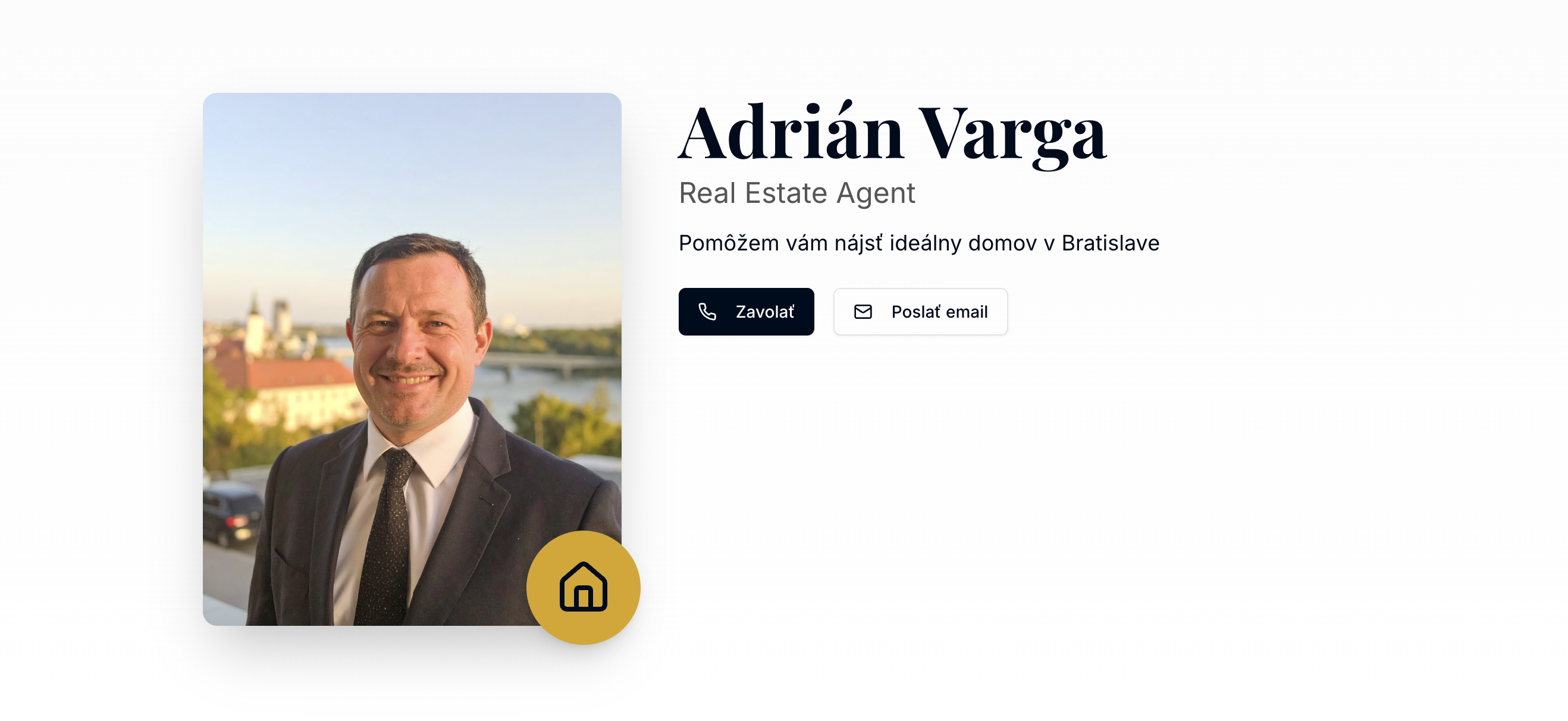 Adrián Varga – Real Estate Agent